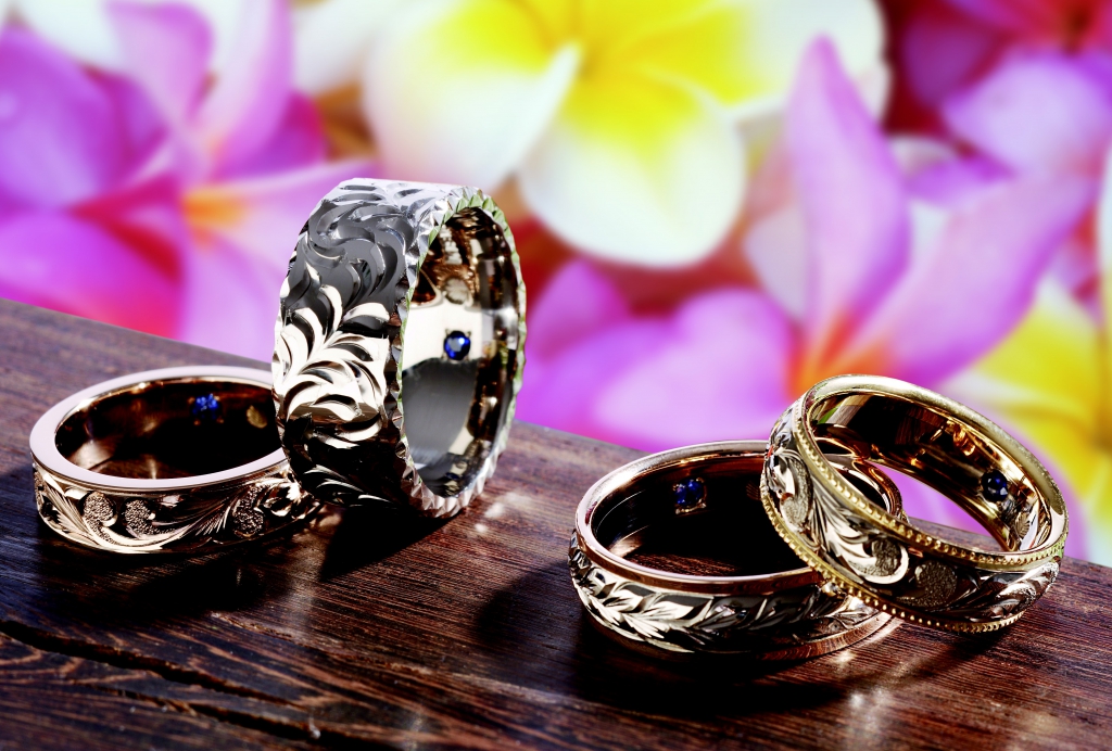 大阪で人気のハワイアンジュエリーの結婚指輪・婚約指輪ブランド