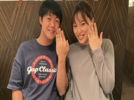 大阪府泉南市｜頑丈な結婚指輪ブランドIDEALをお選びいただきました